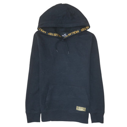 Mens UK Size XS Hollister Black Pullover Hoodie