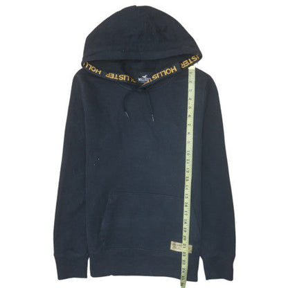 Mens UK Size XS Hollister Black Pullover Hoodie