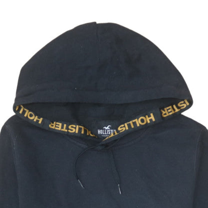 Mens UK Size XS Hollister Black Pullover Hoodie