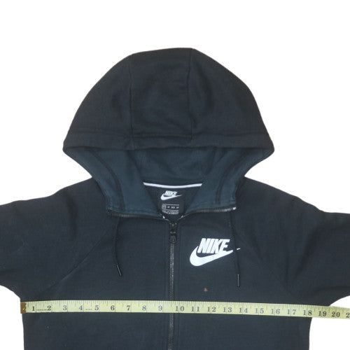 Mens UK Size XS Nike Black Full Zip Hoodie