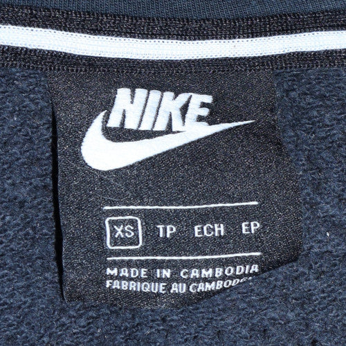 Mens UK Size XS Nike Black Full Zip Hoodie