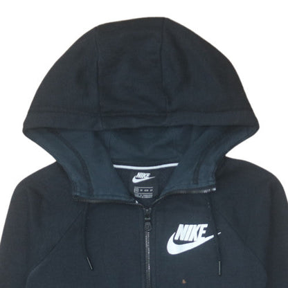 Mens UK Size XS Nike Black Full Zip Hoodie
