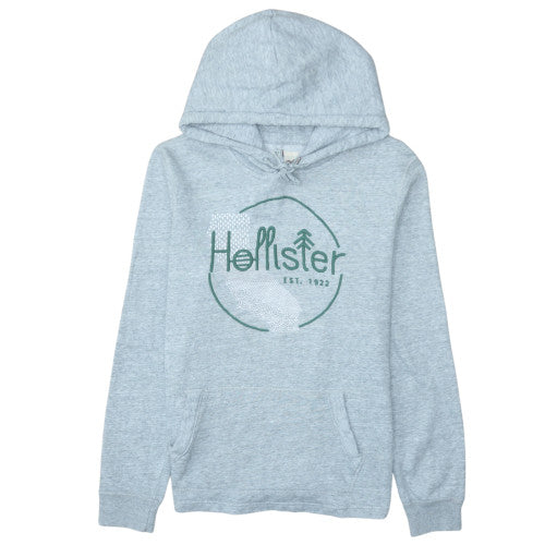 Mens UK Size S Hollister Grey Pullover Hoodie