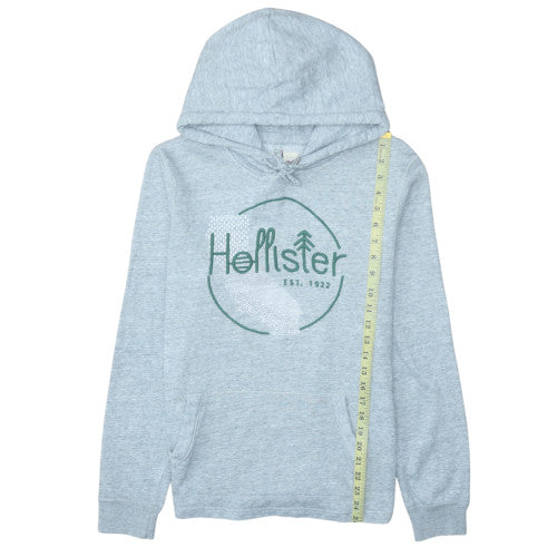 Mens UK Size S Hollister Grey Pullover Hoodie