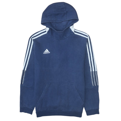 Mens UK Size L adidas Blue Pullover Hoodie