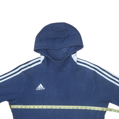 Mens UK Size L adidas Blue Pullover Hoodie