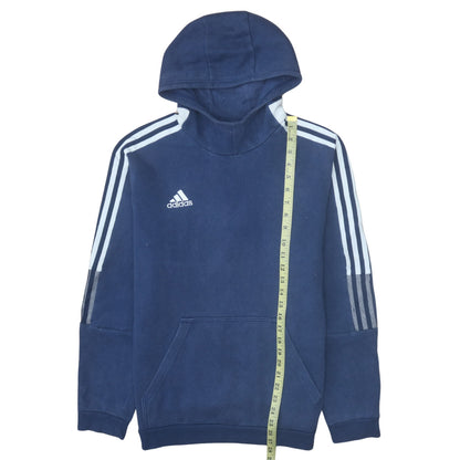 Mens UK Size L adidas Blue Pullover Hoodie