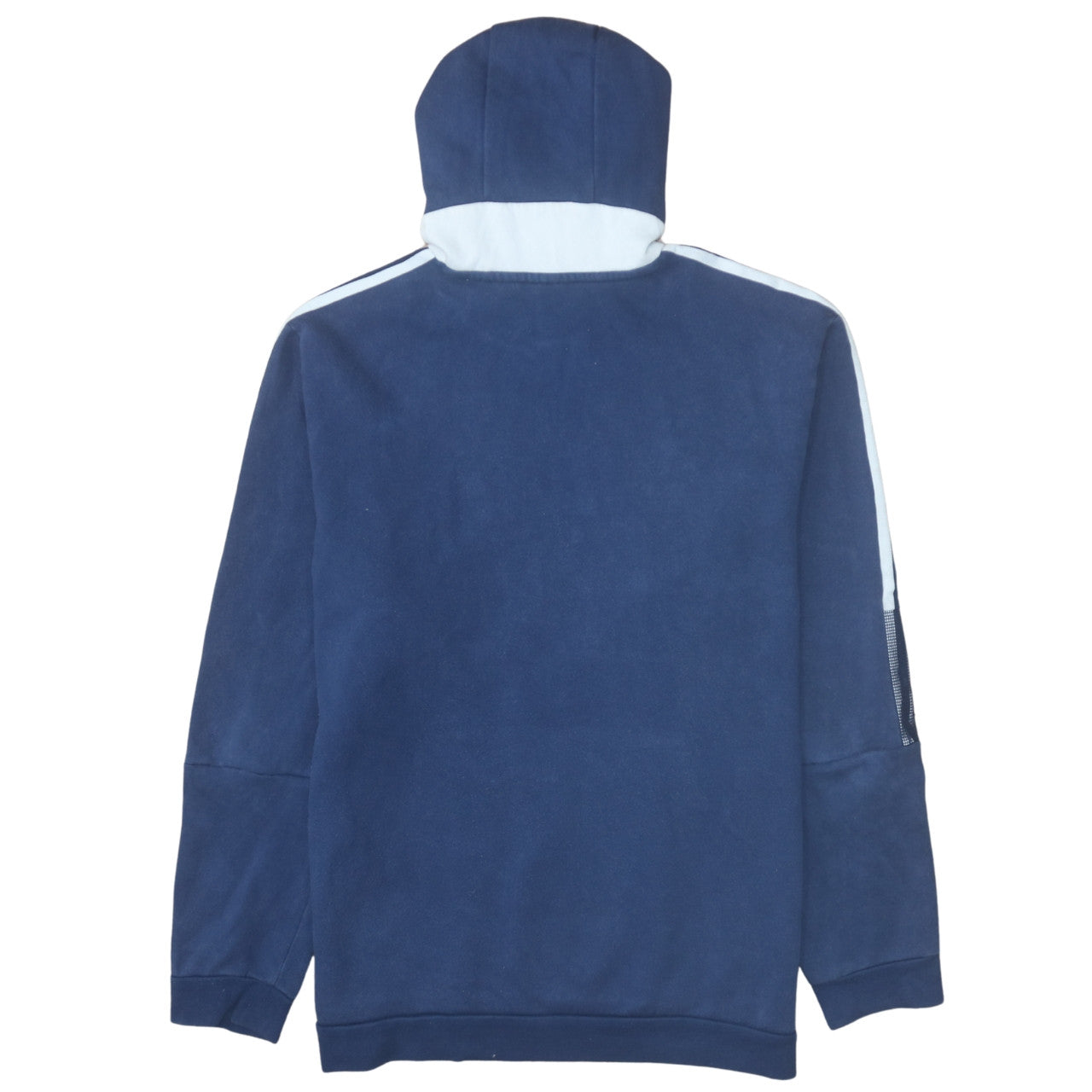Mens UK Size L adidas Blue Pullover Hoodie