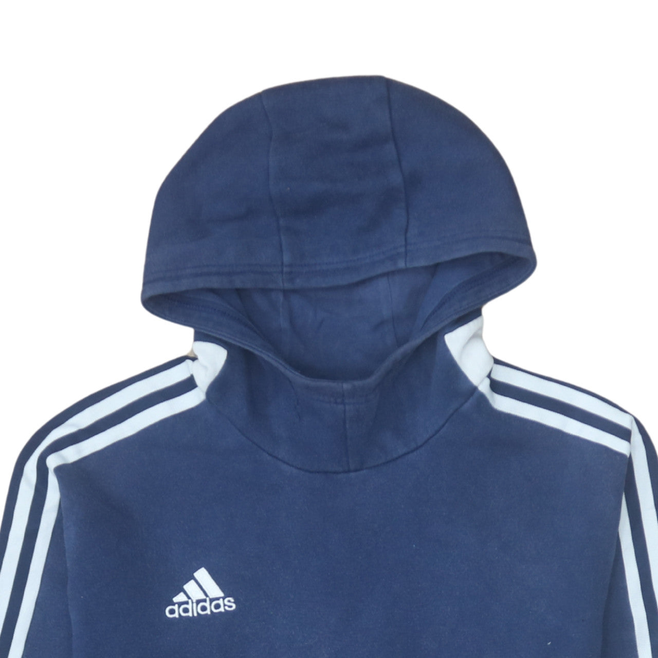 Mens UK Size L adidas Blue Pullover Hoodie