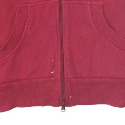 Mens UK Size XL Nike Red Full Zip Hoodie