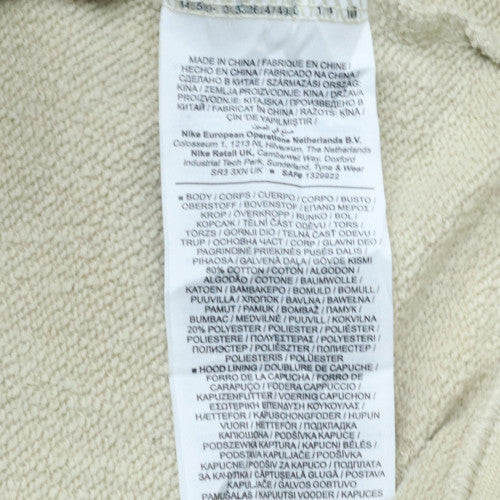 Mens UK Size XL Nike Beige Pullover Hoodie