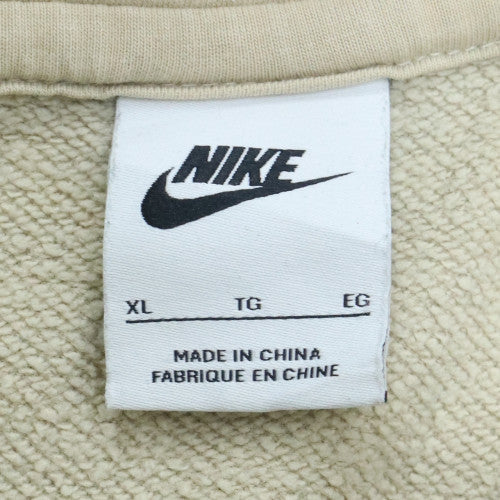 Mens UK Size XL Nike Beige Pullover Hoodie