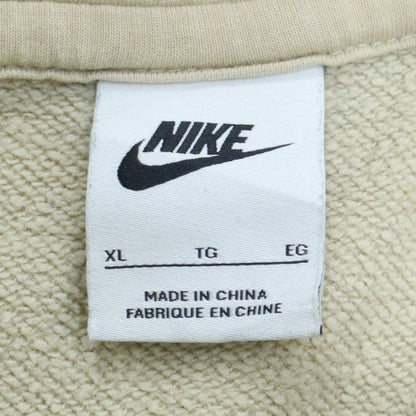 Mens UK Size XL Nike Beige Pullover Hoodie
