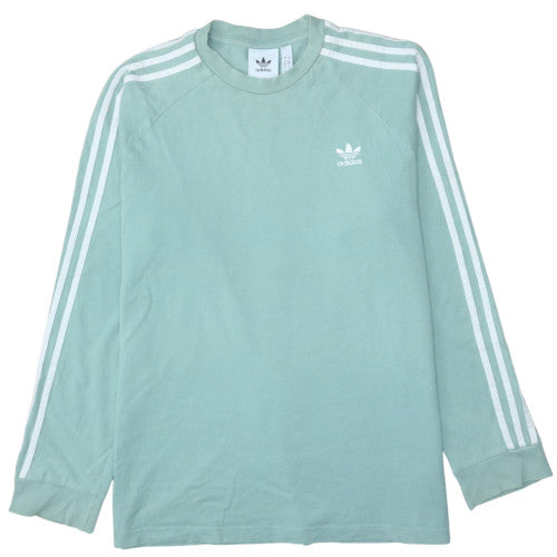 Womens UK Size L Adidas Green Pullover Sweatshirt