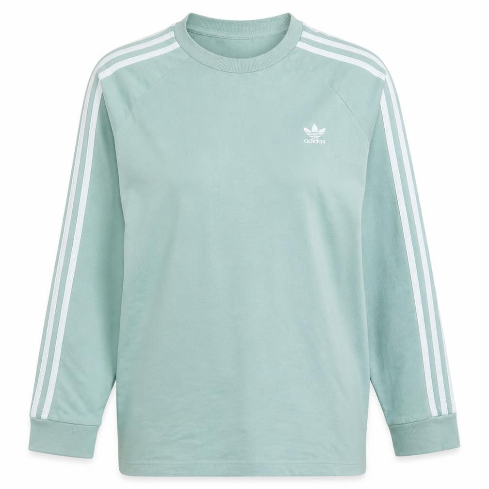 Womens UK Size L Adidas Green Pullover Sweatshirt