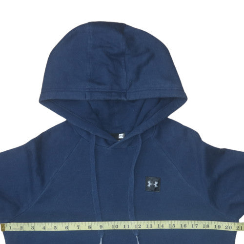 Mens UK Size S Under Armour Blue Pullover Hoodie