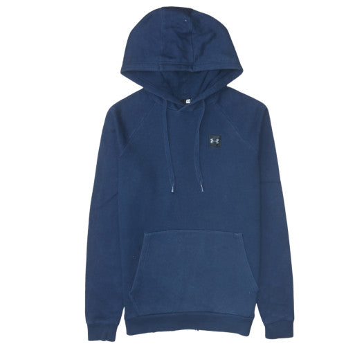 Mens UK Size S Under Armour Blue Pullover Hoodie