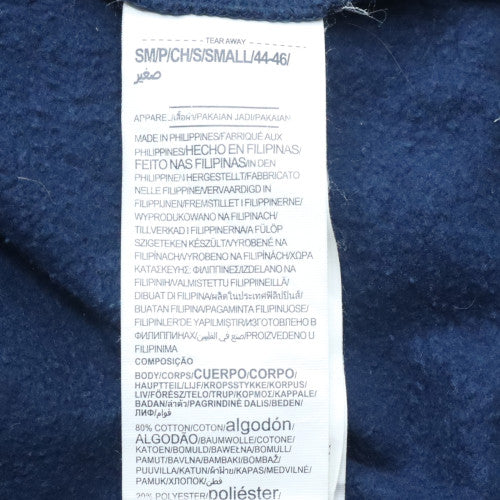 Mens UK Size S Under Armour Blue Pullover Hoodie