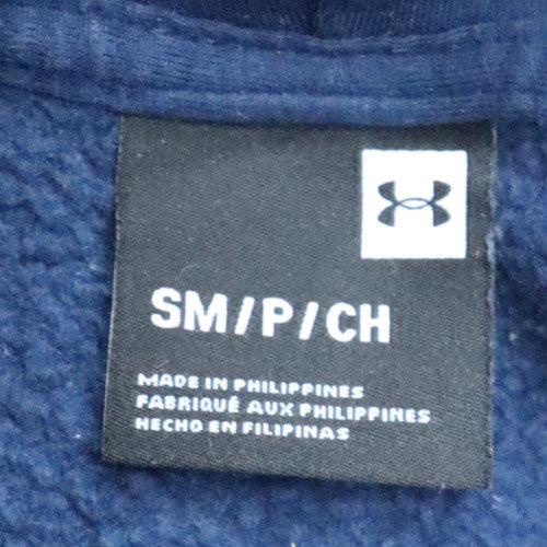 Mens UK Size S Under Armour Blue Pullover Hoodie