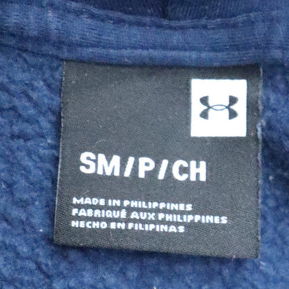Mens UK Size S Under Armour Blue Pullover Hoodie