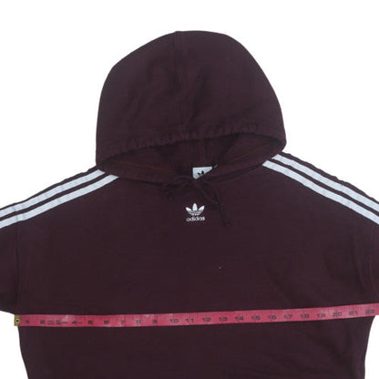 Womens UK Size 8 Adidas Brown Pullover Hoodie