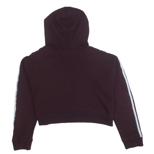 Womens UK Size 8 Adidas Brown Pullover Hoodie