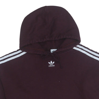 Womens UK Size 8 Adidas Brown Pullover Hoodie