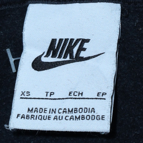 Mens UK Size XS Nike Black Pullover Hoodie