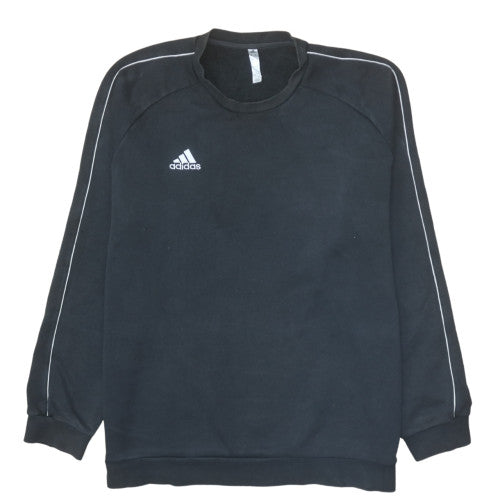 Mens UK Size 2XL Adidas Black Pullover Sweatshirt