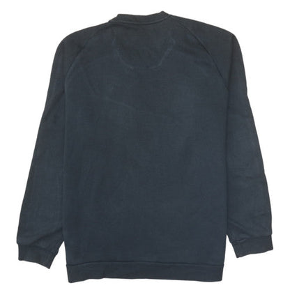 Mens UK Size 2XL Adidas Black Pullover Sweatshirt