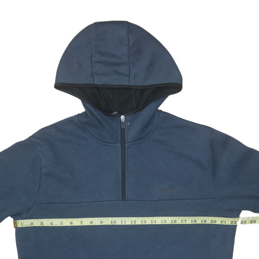 Mens UK Size L Ellesse Blue Pullover Hoodie