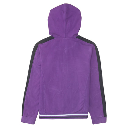 Ellesse Women Purple Zip Hoodie Jacket Size M Cotton Blend