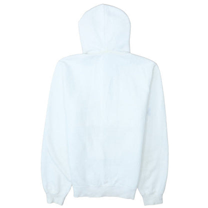 Mens UK Size M Champion White 1/2 Zip Hoodie