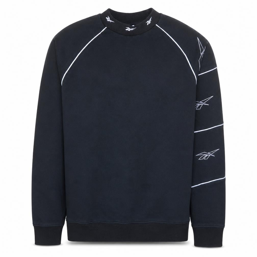 Mens UK Size M Reebok Black Pullover Sweatshirt