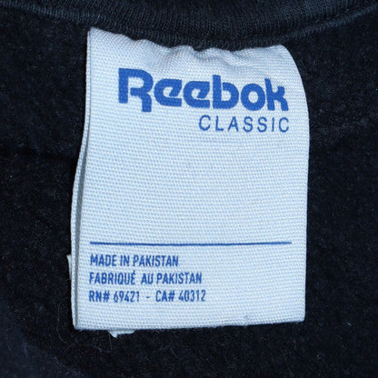 Mens UK Size M Reebok Black Pullover Sweatshirt