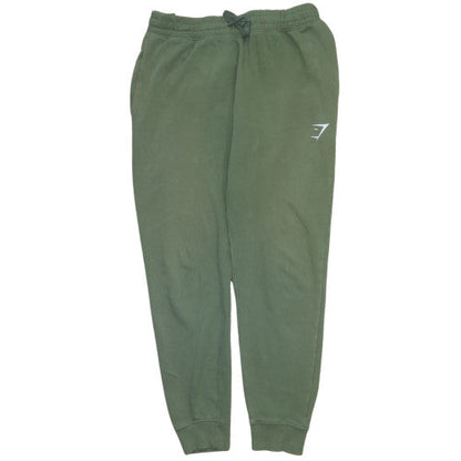 Gymshark Womens Green Jogger Sweatpants S Drawstring Waist Comfy Fit