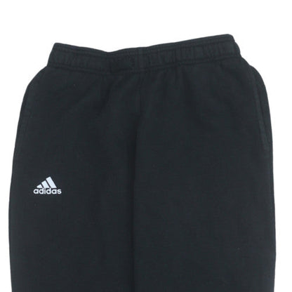 adidas Boys Black Jogger Sweatpants 13-14 Years Regular Fit Fleece Trousers