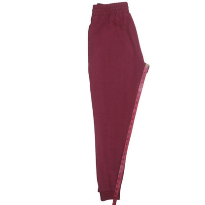 Gymshark Womens Burgundy Jogger Sweatpants Size S Elastic Waist
