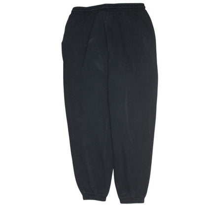 Adidas Womens Black Jogger Sweatpants Size 15 Fleece Elastic Waist