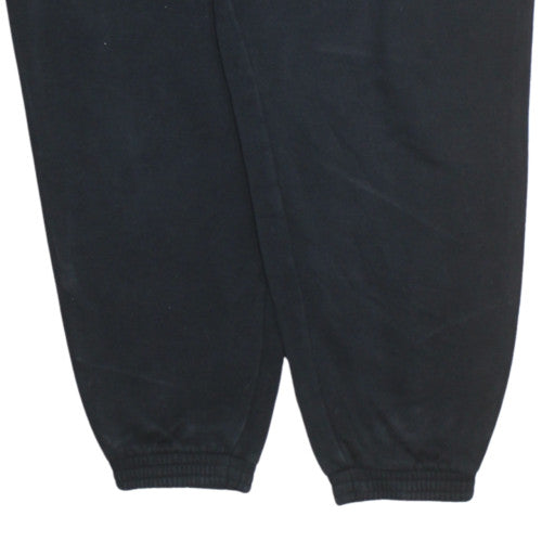 Adidas Womens Black Jogger Sweatpants Size 15 Fleece Elastic Waist