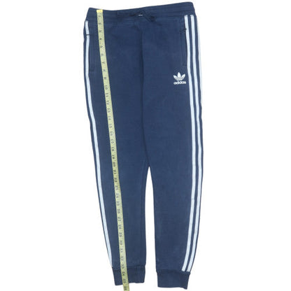 Adidas Boys Blue 12-13 Years Jogger Trousers with Side Stripes