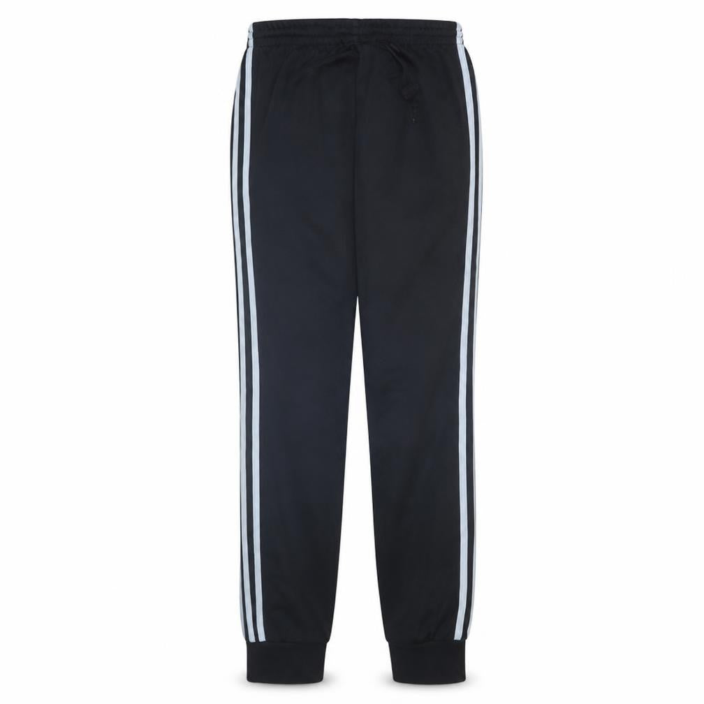 Adidas Men's Black Track Pants S Regular Fit Tapered Joggers