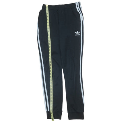 Adidas Men's Black Track Pants S Regular Fit Tapered Joggers