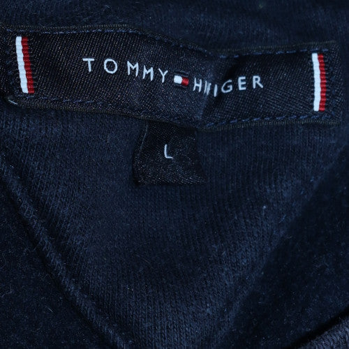 Mens UK Size L Tommy Hilfiger Blue Pullover Sweatshirt