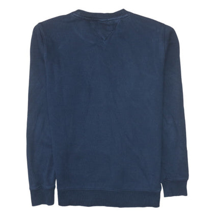 Mens UK Size S Tommy Jeans Blue Pullover Sweatshirt