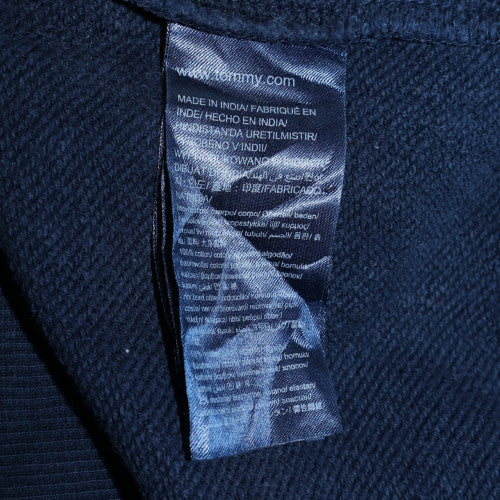 Mens UK Size S Tommy Jeans Blue Pullover Sweatshirt