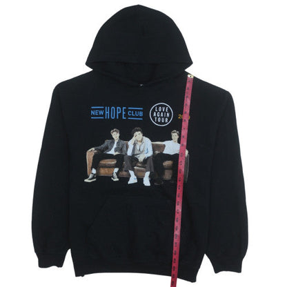 Mens UK Size M Gildan Black Pullover Hoodie