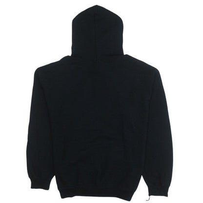 Mens UK Size M Gildan Black Pullover Hoodie
