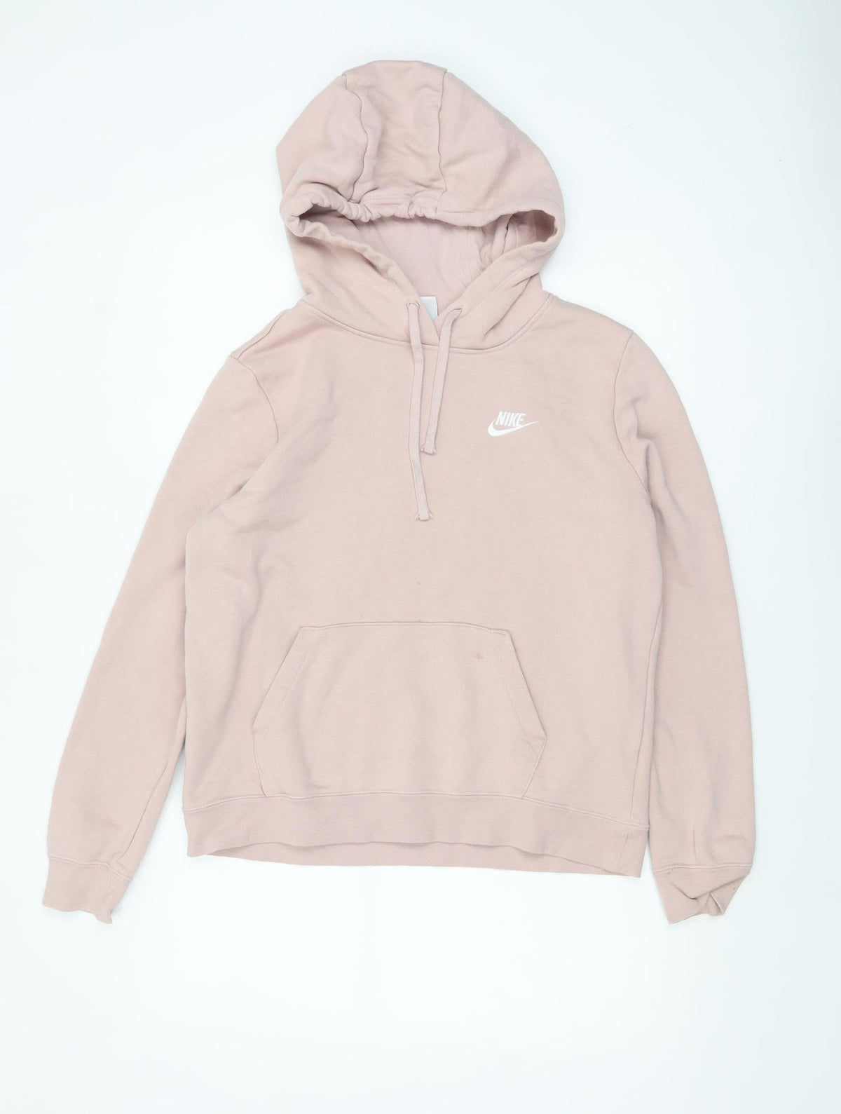 Womens UK Size M Nike Pink Pullover Hoodie