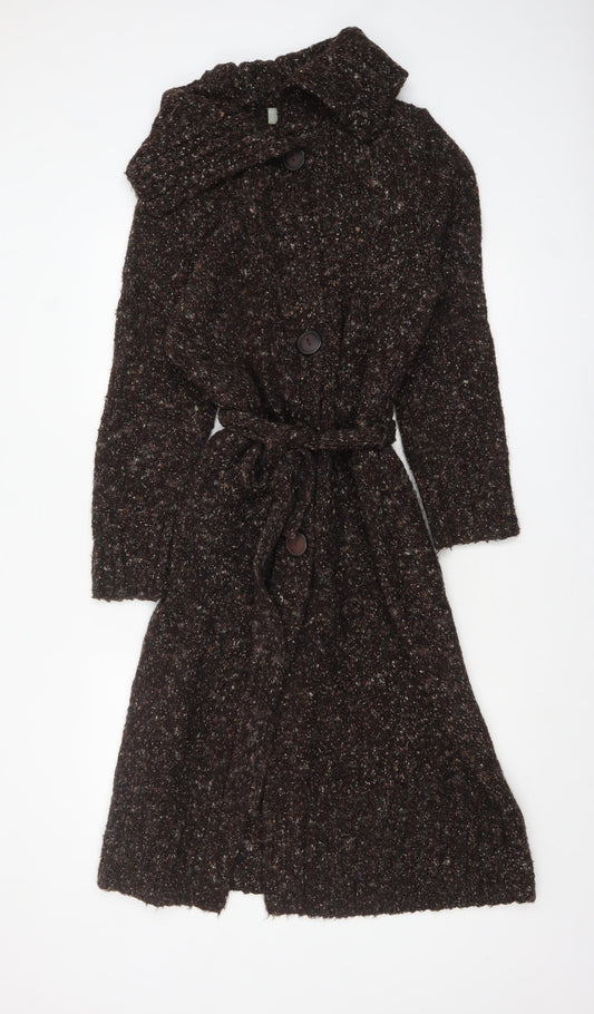 Womens UK Size M Wallis Brown Cardigan Jumper